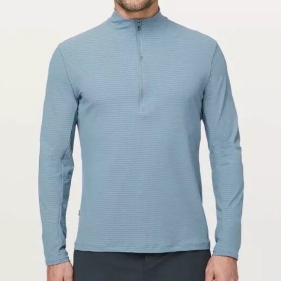 lululemon athletica Other - Lululemon Men's Surge Warm Half Zip Top blue 2XL